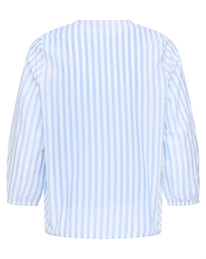 Fransa - FRCatona Bluse 1 - Della Robbia Blue Stripe